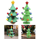 Maxbell Christmas Tree Table Ornament Sculpture Table Centerpiece for Office Bedroom A
