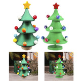 Maxbell Christmas Tree Table Ornament Sculpture Table Centerpiece for Office Bedroom A
