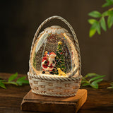 Maxbell Christmas Snow Globe Gift Home Decor Crafts Ornament for Bedroom Cafes Shops elder