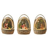 Maxbell Christmas Snow Globe Gift Home Decor Crafts Ornament for Bedroom Cafes Shops elder