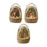 Maxbell Christmas Snow Globe Gift Home Decor Crafts Ornament for Bedroom Cafes Shops elder