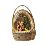 Maxbell Christmas Snow Globe Gift Home Decor Crafts Ornament for Bedroom Cafes Shops elder