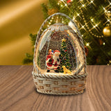 Maxbell Christmas Snow Globe Gift Home Decor Crafts Ornament for Bedroom Cafes Shops elder