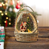 Maxbell Christmas Snow Globe Gift Home Decor Crafts Ornament for Bedroom Cafes Shops elder
