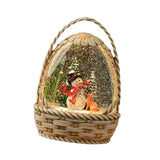 Maxbell Christmas Snow Globe Gift Home Decor Crafts Ornament for Bedroom Cafes Shops snowman