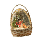 Maxbell Christmas Snow Globe Gift Home Decor Crafts Ornament for Bedroom Cafes Shops snowman