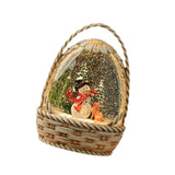 Maxbell Christmas Snow Globe Gift Home Decor Crafts Ornament for Bedroom Cafes Shops snowman