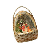 Maxbell Christmas Snow Globe Gift Home Decor Crafts Ornament for Bedroom Cafes Shops snowman