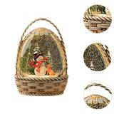 Maxbell Christmas Snow Globe Gift Home Decor Crafts Ornament for Bedroom Cafes Shops snowman