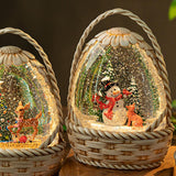Maxbell Christmas Snow Globe Gift Home Decor Crafts Ornament for Bedroom Cafes Shops snowman