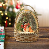 Maxbell Christmas Snow Globe Gift Home Decor Crafts Ornament for Bedroom Cafes Shops snowman