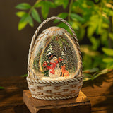Maxbell Christmas Snow Globe Gift Home Decor Crafts Ornament for Bedroom Cafes Shops snowman