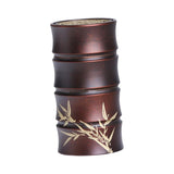 Maxbell Copper Bamboo Section Incense Burner for Hotel Teahouse Buddhist Temple