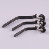 Carbon Fiber Landing Gear Tail Wheel Assembly PU Tire DIY Parts for RC Plane 26CC