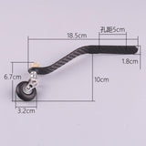 Carbon Fiber Landing Gear Tail Wheel Assembly PU Tire DIY Parts for RC Plane 85CC to100CC