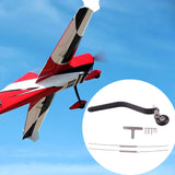 Carbon Fiber Landing Gear Tail Wheel Assembly PU Tire DIY Parts for RC Plane 85CC to100CC