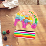 Maxbell Sensory Activity Board Elephant Pattern for Plane Leisure Activity Kids Boys Iridescent elephant