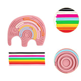 Maxbell Sensory Activity Board Elephant Pattern for Plane Leisure Activity Kids Boys Pink elephant