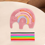 Maxbell Sensory Activity Board Elephant Pattern for Plane Leisure Activity Kids Boys Pink elephant