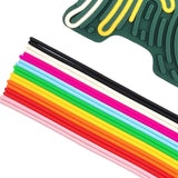 Maxbell Sensory Activity Board Dinosaur Pattern Travel Toy for Plane for 3+ Year Old Green dinosaur