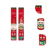 Maxbell 2Pcs Christmas Door Banners Veranda Hanging Porch Signs for Garden Yard Home
