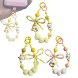 Maxbell Phone Charm DIY Decoration Handmade Beaded Phone Strap for Party Favors Gift Style A