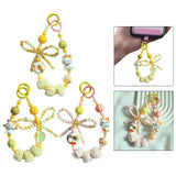 Maxbell Phone Charm DIY Decoration Handmade Beaded Phone Strap for Party Favors Gift Style A
