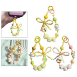 Maxbell Phone Charm DIY Decoration Handmade Beaded Phone Strap for Party Favors Gift Style A