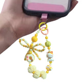 Maxbell Phone Charm DIY Decoration Handmade Beaded Phone Strap for Party Favors Gift Style A