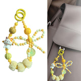 Maxbell Phone Charm DIY Decoration Handmade Beaded Phone Strap for Party Favors Gift Style B
