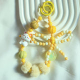 Maxbell Phone Charm DIY Decoration Handmade Beaded Phone Strap for Party Favors Gift Style B