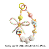 Maxbell Phone Charm DIY Decoration Handmade Beaded Phone Strap for Party Favors Gift Style C