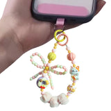 Maxbell Phone Charm DIY Decoration Handmade Beaded Phone Strap for Party Favors Gift Style C
