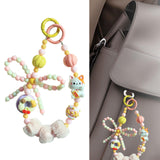 Maxbell Phone Charm DIY Decoration Handmade Beaded Phone Strap for Party Favors Gift Style C