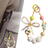 Maxbell Phone Charm DIY Decoration Handmade Beaded Phone Strap for Party Favors Gift Style C