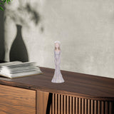 Maxbell Lady Figurine Arts Gifts Collectible Resin for Dinning Room Bedroom Tabletop gray