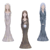 Maxbell Lady Figurine Arts Gifts Collectible Resin for Dinning Room Bedroom Tabletop gray