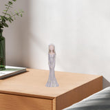 Maxbell Lady Figurine Arts Gifts Collectible Resin for Dinning Room Bedroom Tabletop gray