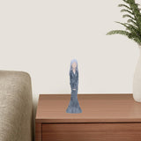 Maxbell Lady Figurine Arts Gifts Collectible Resin for Dinning Room Bedroom Tabletop blue