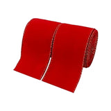 Maxbell 2 Pieces Christmas Ribbon Decorative Ribbon for Christmas Trees Centerpieces