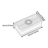 Maxbell Jewelry Box Organizer Retro for Women Jewelry Storage Box for Rings Earrings Waves