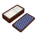 Maxbell Jewelry Box Organizer Retro for Women Jewelry Storage Box for Rings Earrings Waves