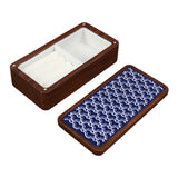 Maxbell Jewelry Box Organizer Retro for Women Jewelry Storage Box for Rings Earrings Waves