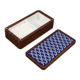 Maxbell Jewelry Box Organizer Retro for Women Jewelry Storage Box for Rings Earrings Waves