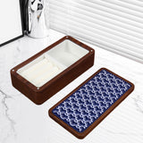 Maxbell Jewelry Box Organizer Retro for Women Jewelry Storage Box for Rings Earrings Waves