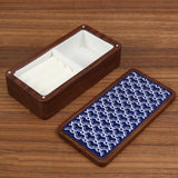 Maxbell Jewelry Box Organizer Retro for Women Jewelry Storage Box for Rings Earrings Waves