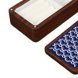 Maxbell Jewelry Box Organizer Retro for Women Jewelry Storage Box for Rings Earrings Waves