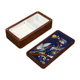 Maxbell Jewelry Box Organizer Retro for Women Jewelry Storage Box for Rings Earrings Crane