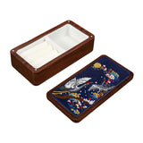 Maxbell Jewelry Box Organizer Retro for Women Jewelry Storage Box for Rings Earrings Crane