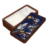 Maxbell Jewelry Box Organizer Retro for Women Jewelry Storage Box for Rings Earrings Crane